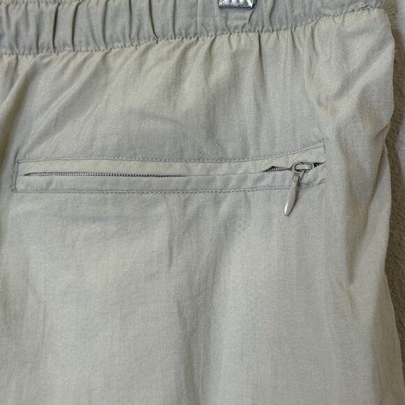 Columbia Casual Swim Shorts Mens Size Medium Khaki Elastic Belted Waist Pockets - Picture 6 of 9